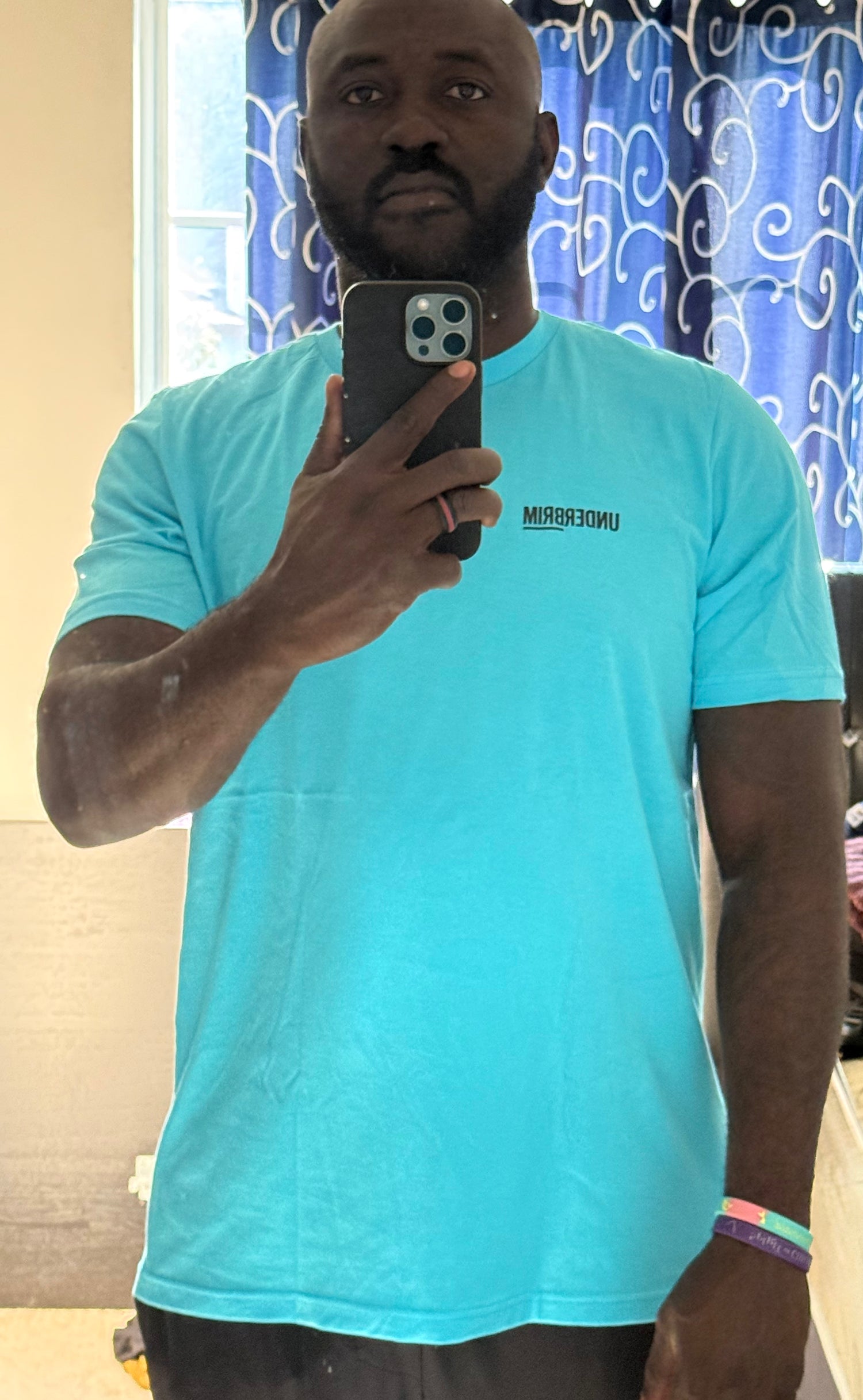 Classic underbrim t shirt front view 