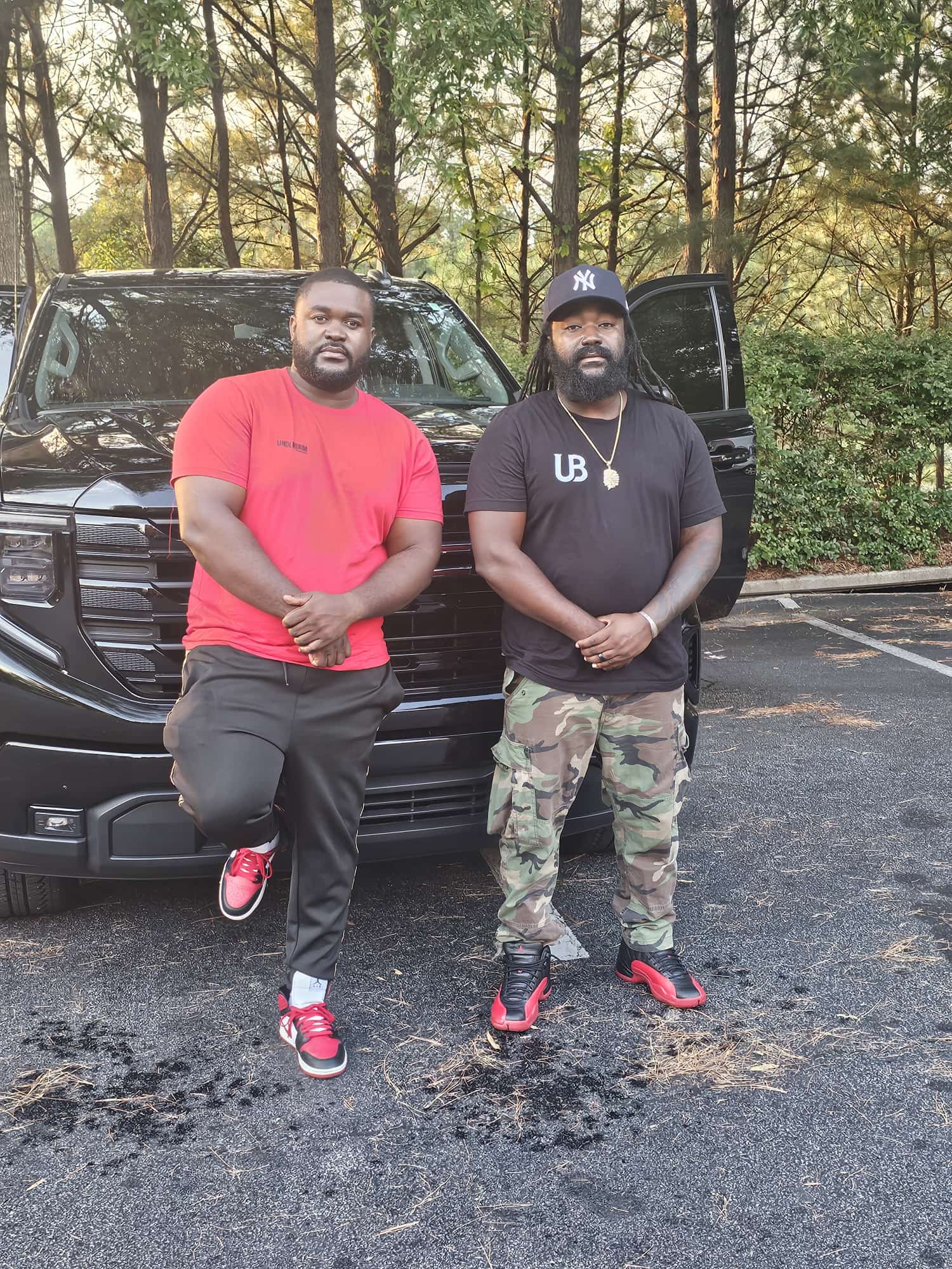 Underbrim Classic  logo Streetwear  tee Red 