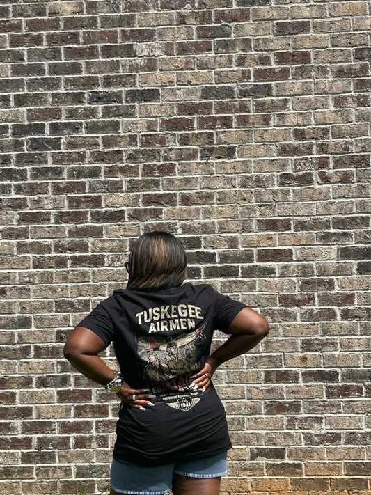 underbrim Tuskegee airman tribute t shirt honoring black history 